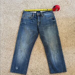 Anthropologie Pilore and the letterpress slim boyfriend Jeans Sz 25